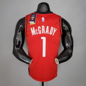 2021 McGRADY#1 Rockets Red NBA Jersey