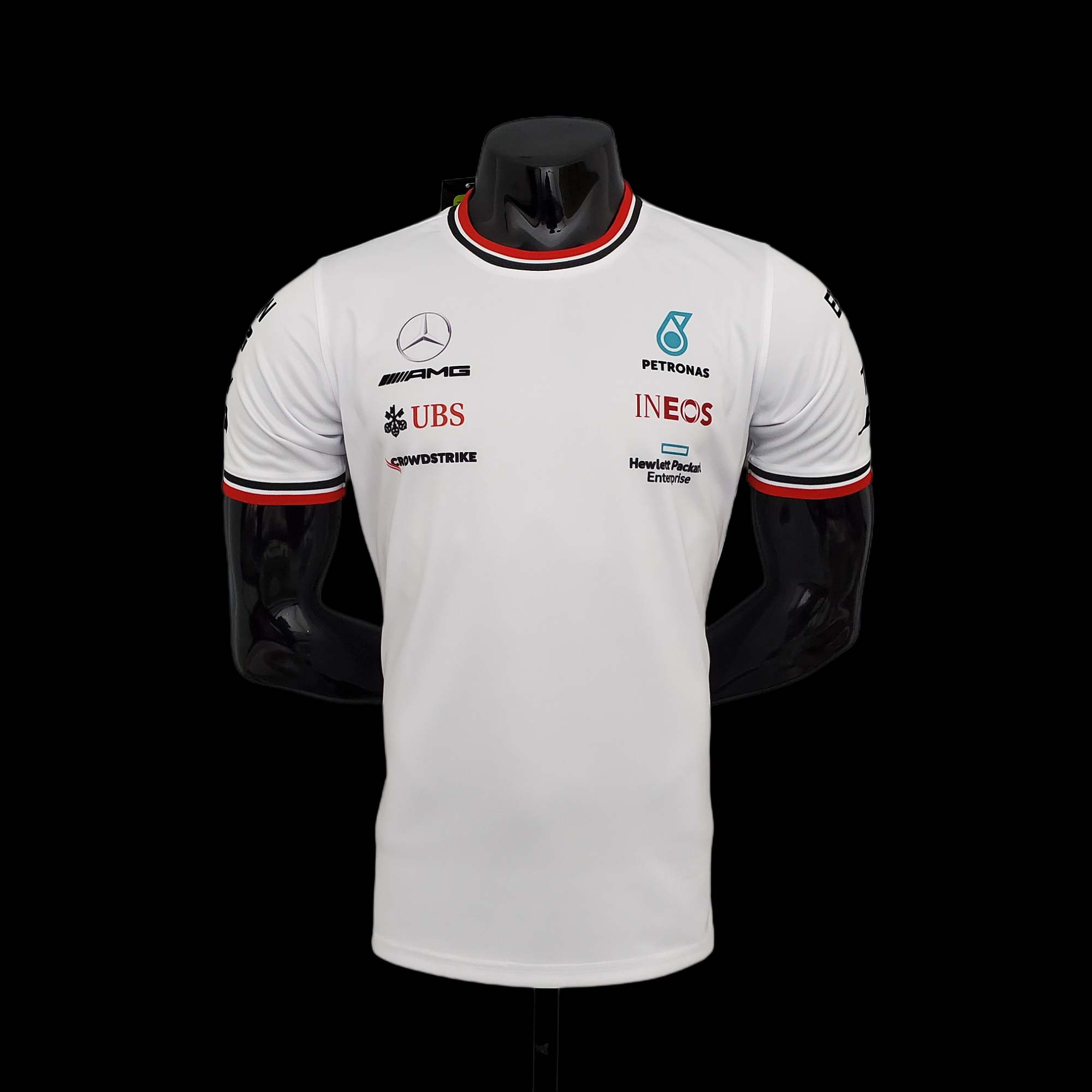F1 Formula One racing suit; Mercedes White