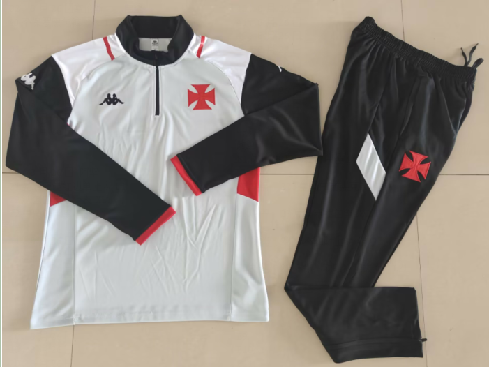 23-24 Vasco da Gama grey Sweater tracksuit set 23-24 Vasco da Gama grey Sweater tracksuit set