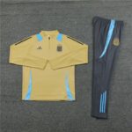 24-25 Argentina gold Sweater tracksuit set
