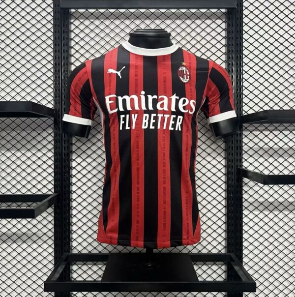 AC Milan 2024-25 Home Jersey Adidas Player Version