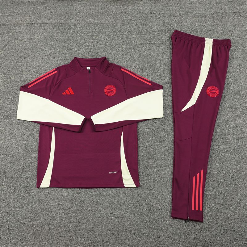 24-25 Bayern red Sweater tracksuit set