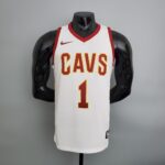 Cavaliers Rose #1 White NBA Jersey