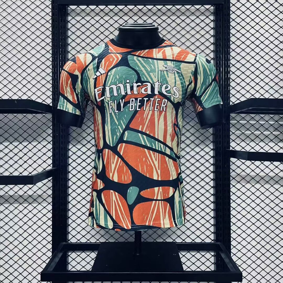 Arsenal 2024-25 Pre-Match Training Jersey Player Version Arsenal 2024-25 Pre-Match Training Jersey Player Version
