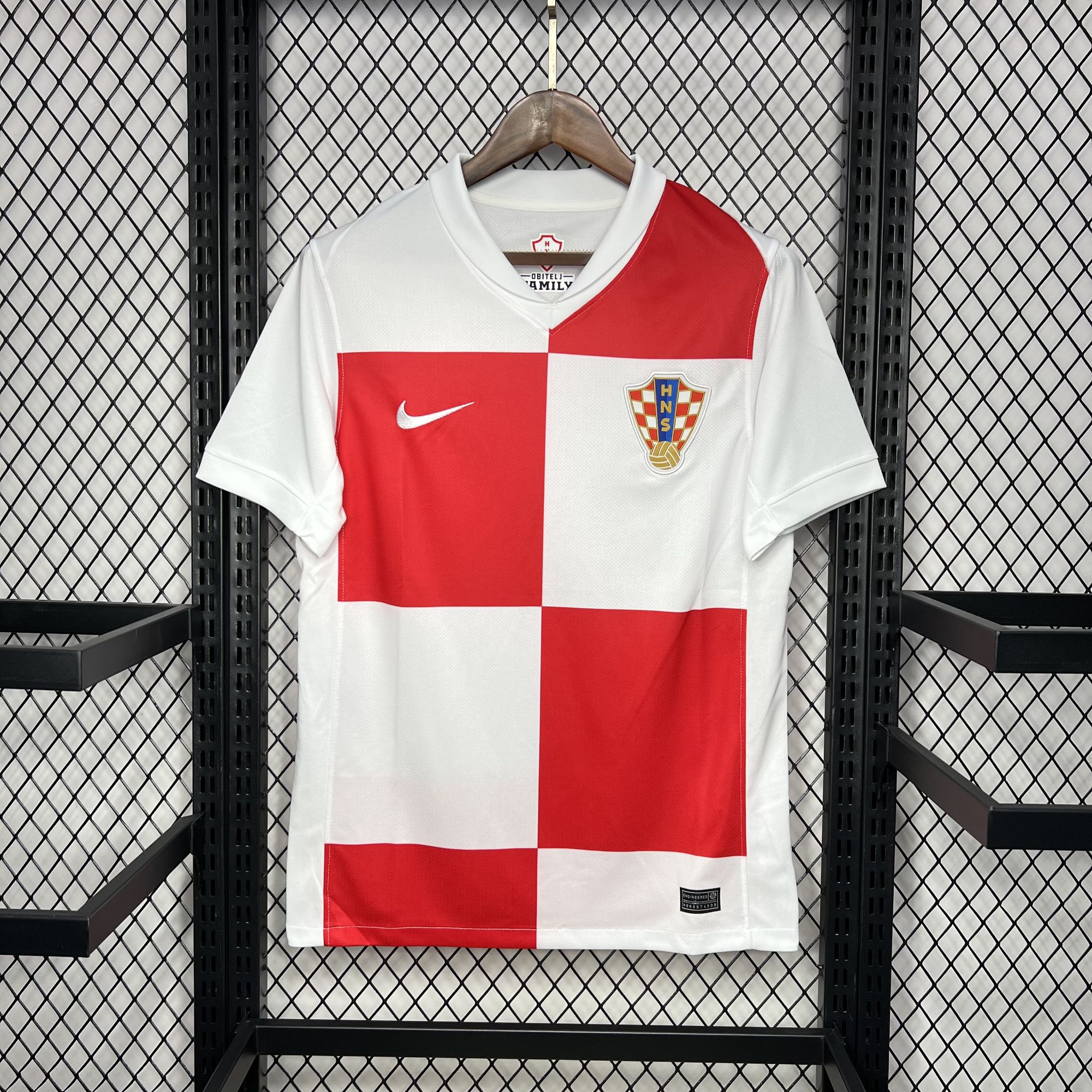 Croatia 2024-25 Euro Home Jersey Croatia 2024-25 Euro Home Jersey