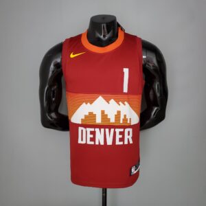 2021 PORTER JR. #1 Nuggets City Edition Red NBA Jersey
