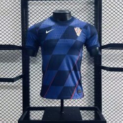 Croatia 2024-25 Euro Away Jersey Player Version