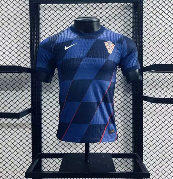 Croatia 2024-25 Euro Away Jersey Player Version