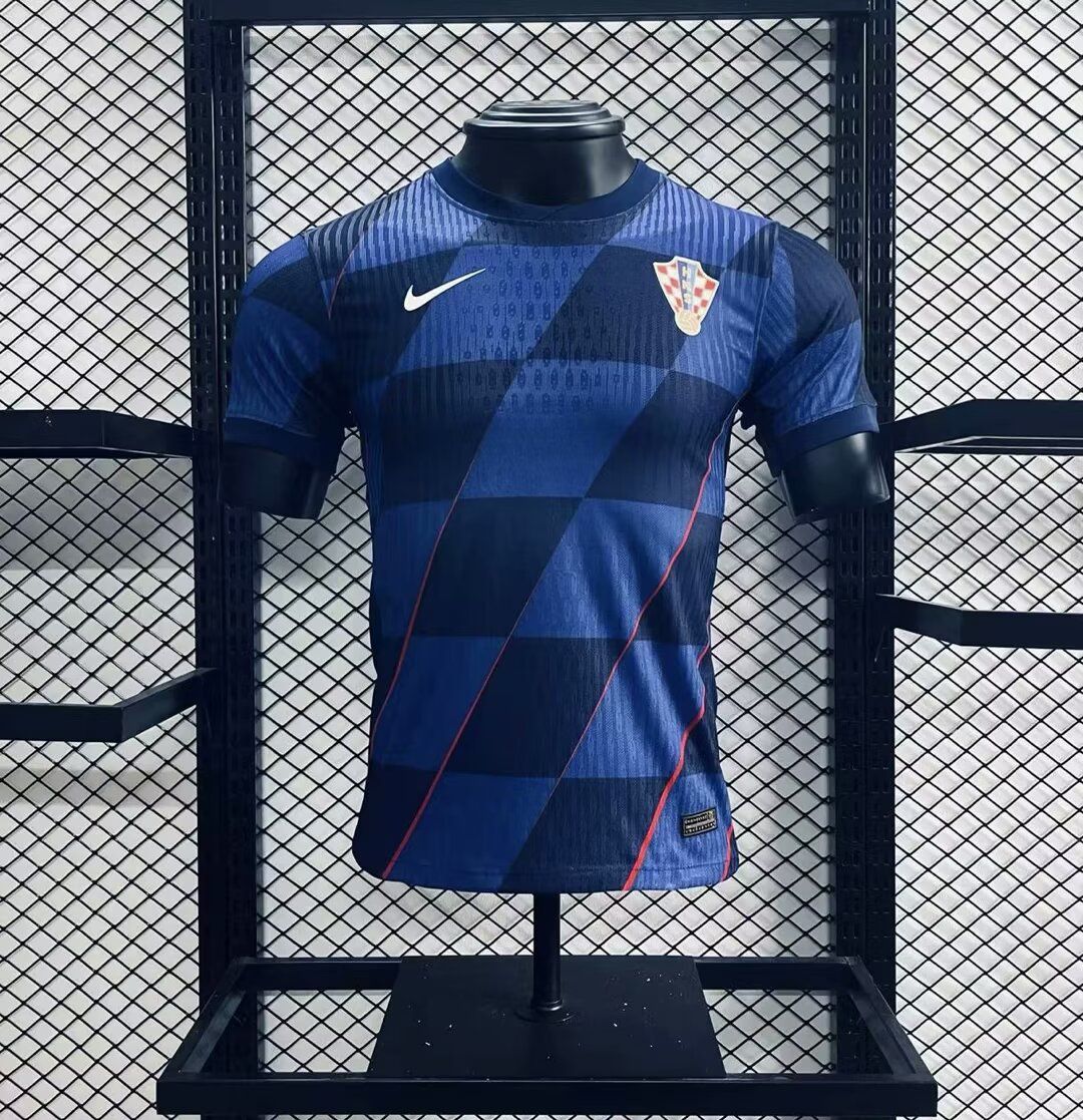 Croatia 2024-25 Euro Away Jersey Player Version Croatia 2024-25 Euro Away Jersey Player Version