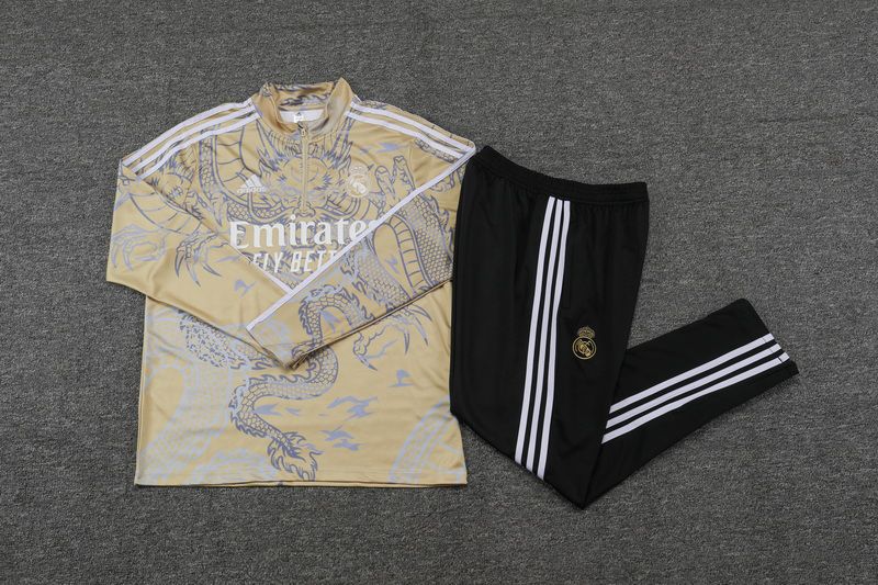 23-24 RM special dragon light yellow Sweater tracksuit set