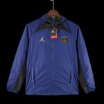2022 PSG Windbreaker Jordan Logo Blue & Black