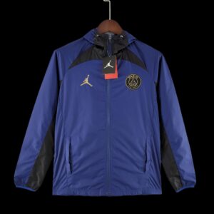 2022 PSG Windbreaker Jordan Logo Blue & Black