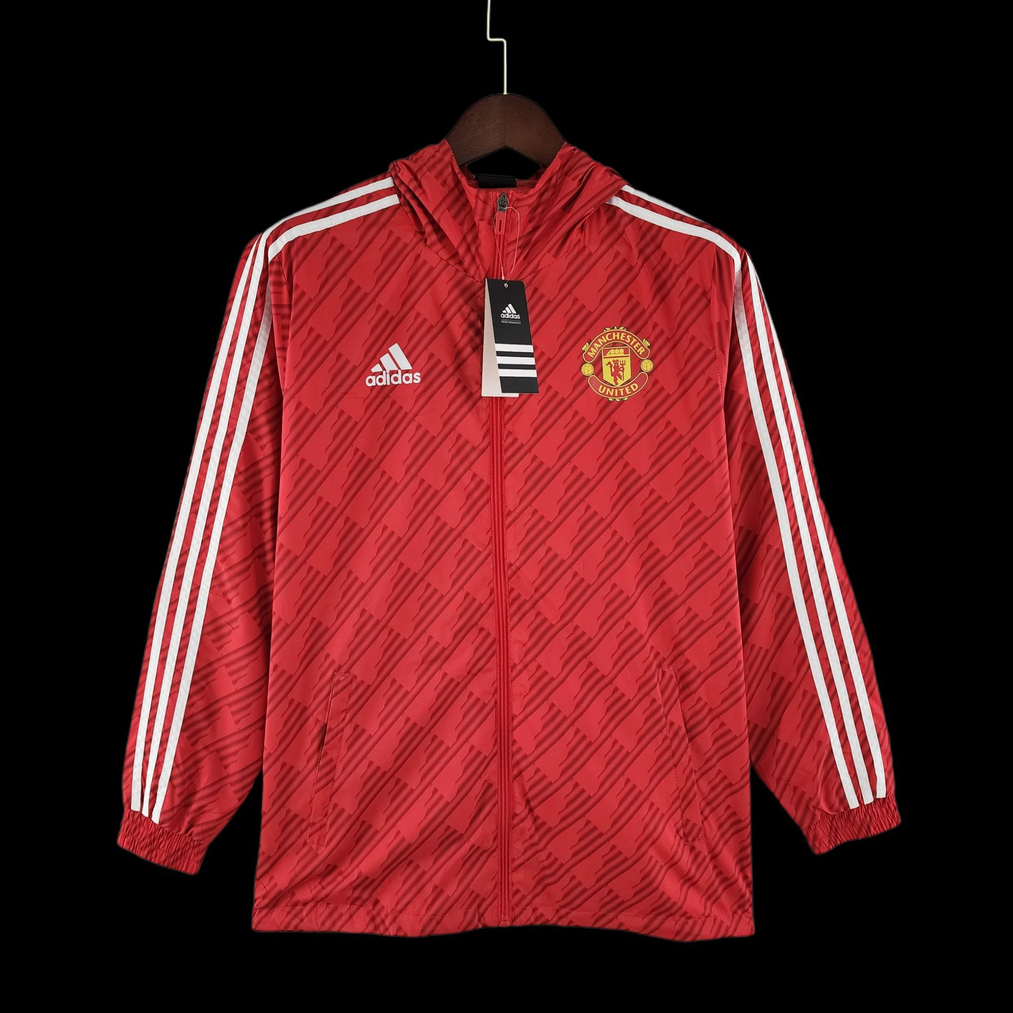 2022 M-U Windbreaker red white edge