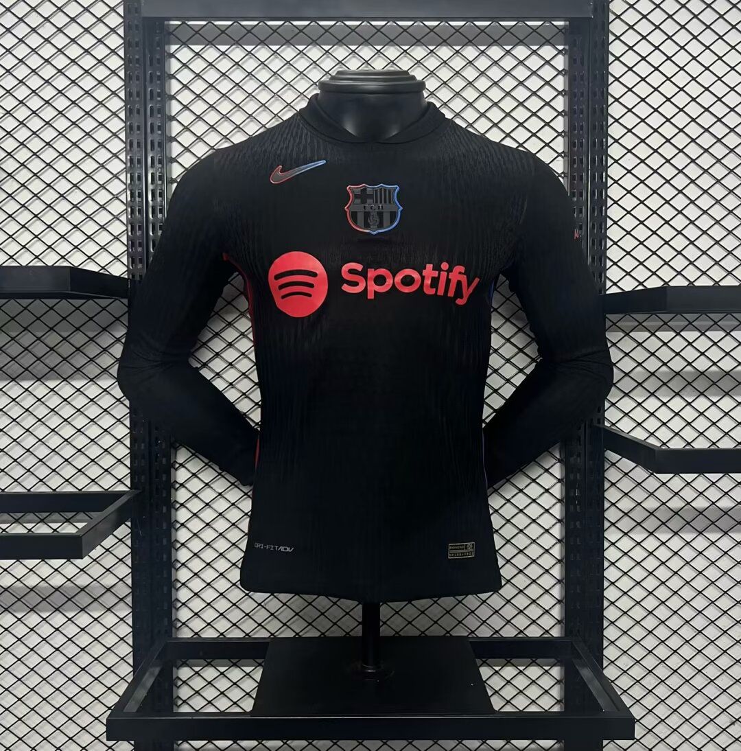 Barcelona 2024-25 Away Long Sleeves Jersey – Player Version Barcelona 2024-25 Away Long Sleeves Jersey – Player Version