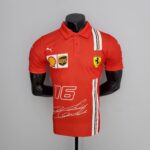 F1 Formula One 2022 Ferrari Polo Red