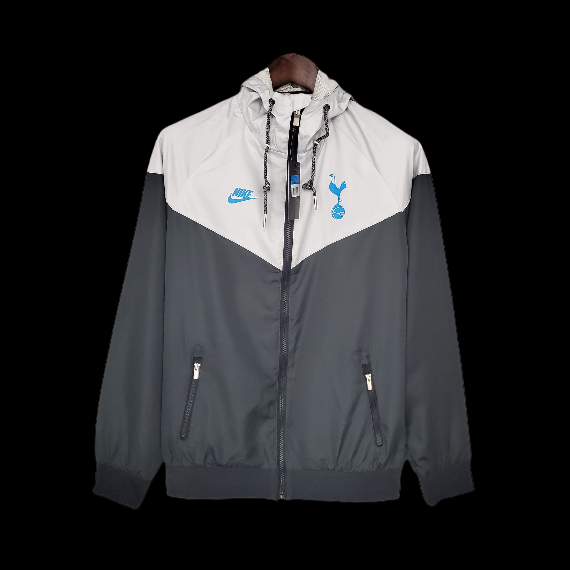 21-22 Windbreaker Tottenham Black Grey
