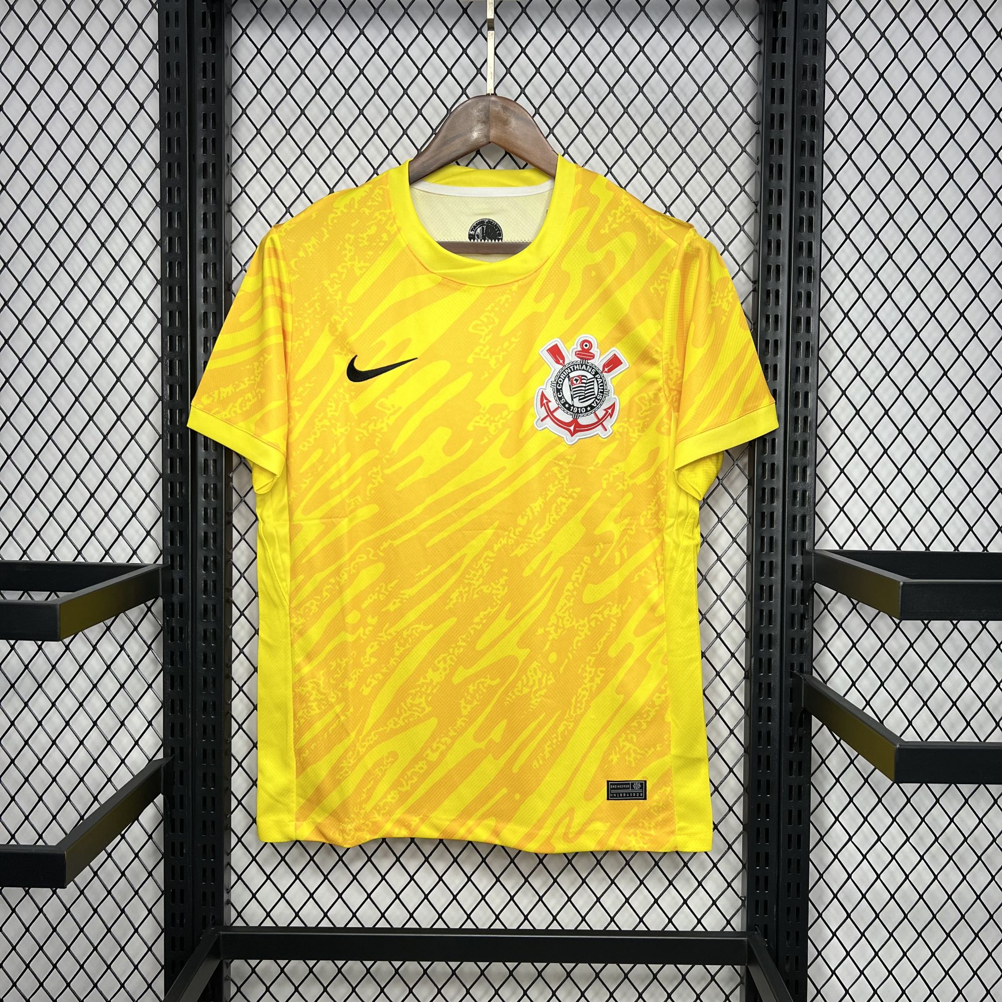 Corinthians 2024-25 Goalkeeper Yellow Jersey Corinthians 2024-25 Goalkeeper Yellow Jersey