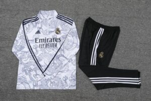 23-24 RM special dragon white blue Sweater tracksuit set