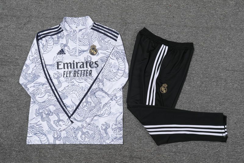 23-24 RM special dragon white blue Sweater tracksuit set