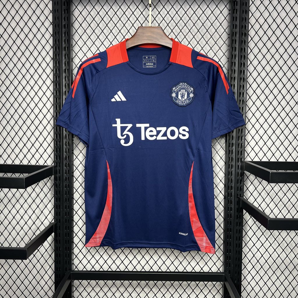 Manchester United 2024-25 Dark blue Pre-match training Jersey