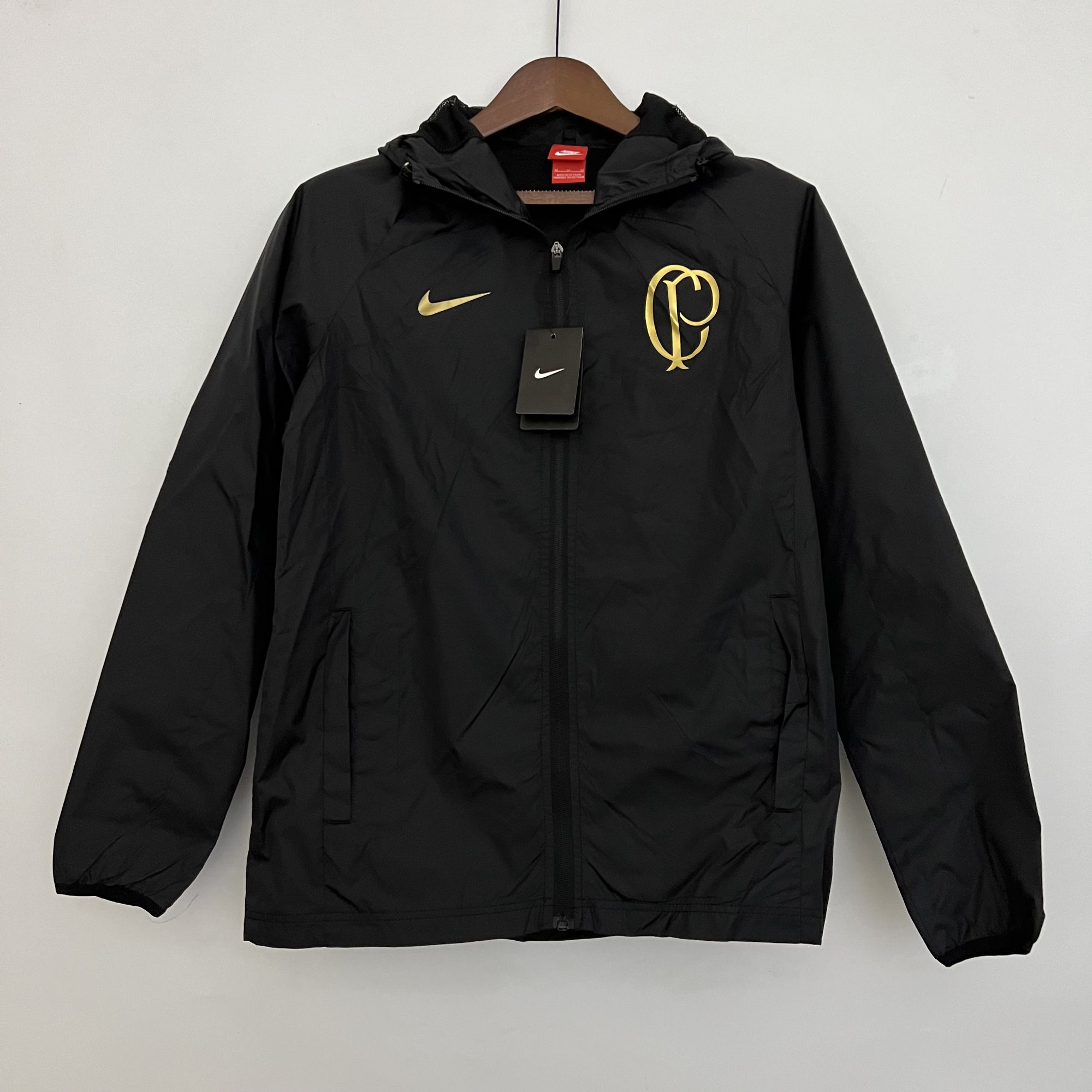 23-24 Corinthians windbreaker Black 23-24 Corinthians windbreaker Black