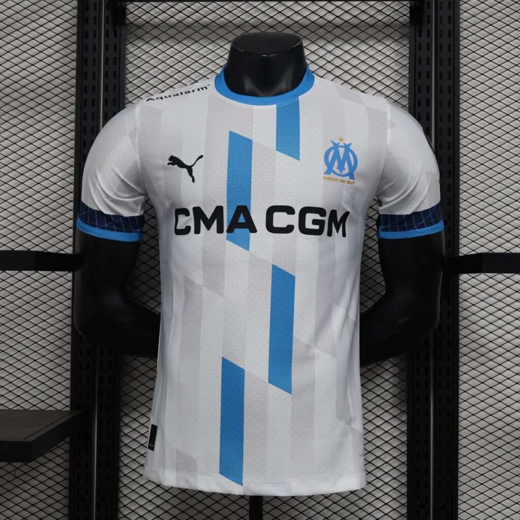 Olympique Marseille 2024-25 Home Jersey Player Version