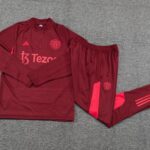 23-24 man u red Sweater tracksuit set