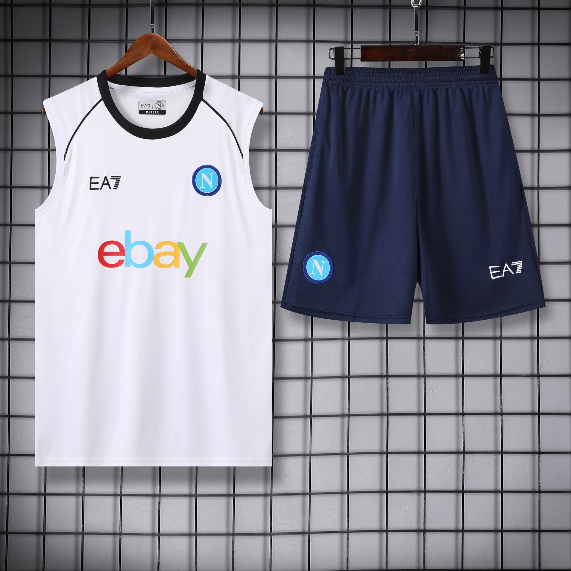 Vest 24-25 Napoli white training vest set