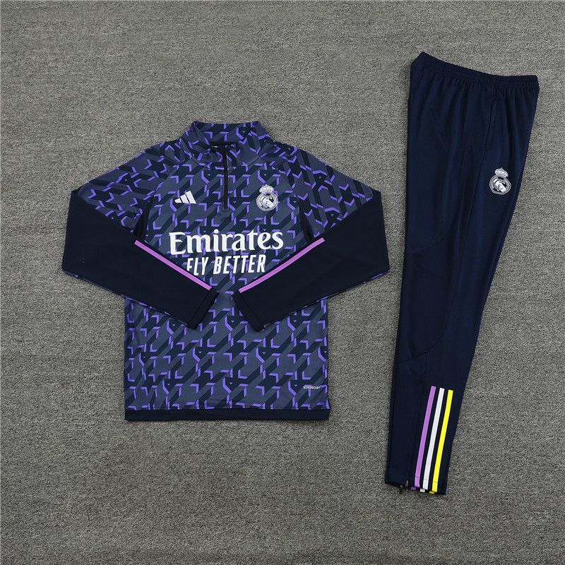 23-24 RM blue camo Sweater tracksuit set