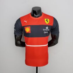 New F1 Formula One; Ferrari racing suit crew neck red