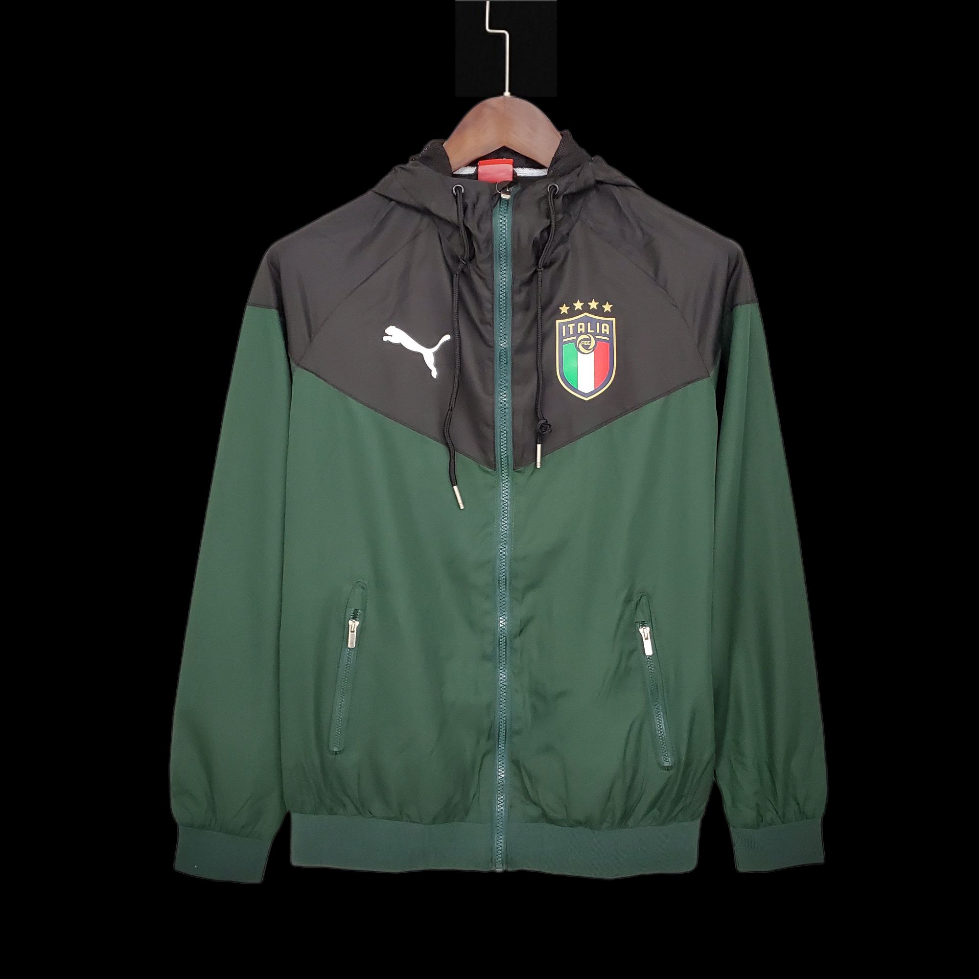 2021 Windbreaker Italy Black Green