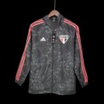 21-22 Windbreaker Sao Paulo Black Pattern