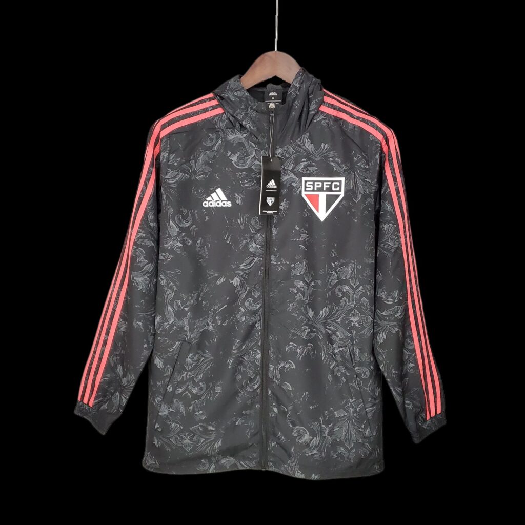 21-22 Windbreaker Sao Paulo Black Pattern