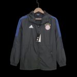 2022 Bayern Munich Windbreaker Black