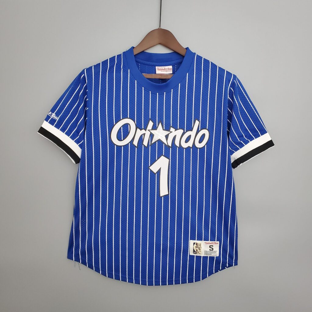 Mitchellness Magic Blue No. 1 "Penny" Hardaway Retro Mesh Short Sleeve