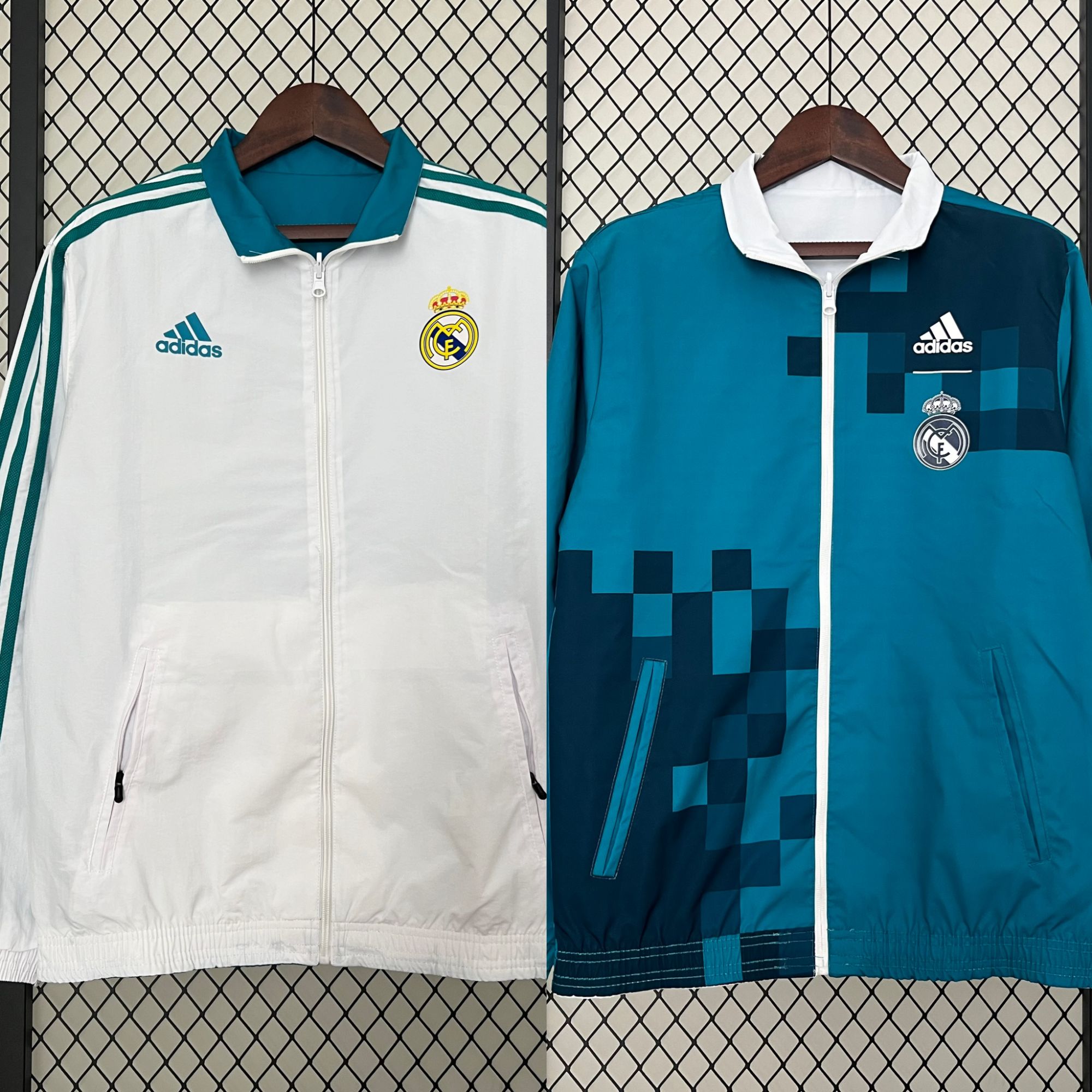 24-25 Real Madrid Trench Coat Reversible