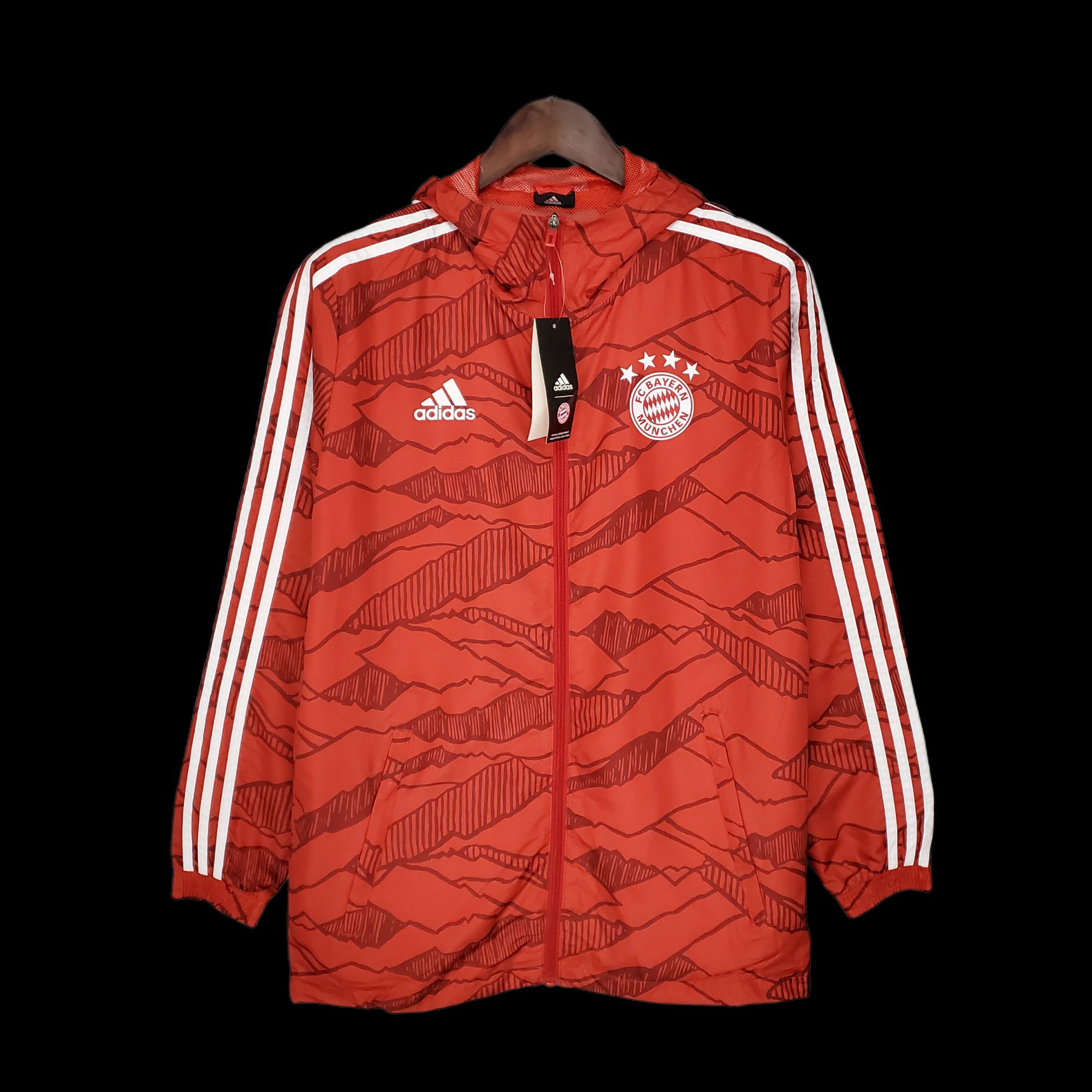 21-22 Windbreaker Bayern Red