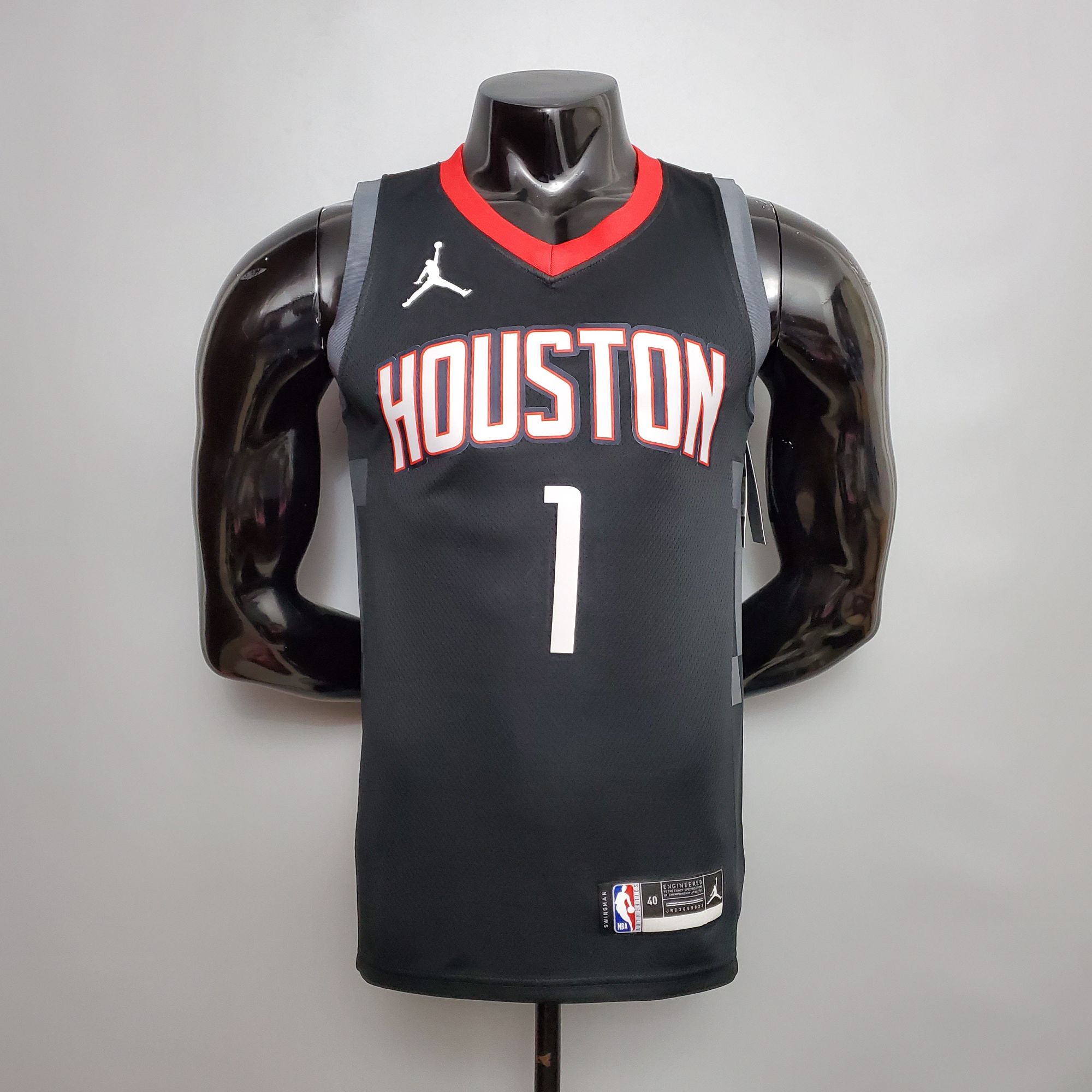 New Rockets Jordan McGrady#1 Theme Limited City Edition Black New Rockets Jordan McGrady#1 Theme Limited City Edition Black