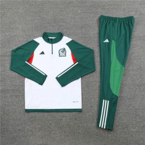 23-24 Mexico white sweater tracksuit set