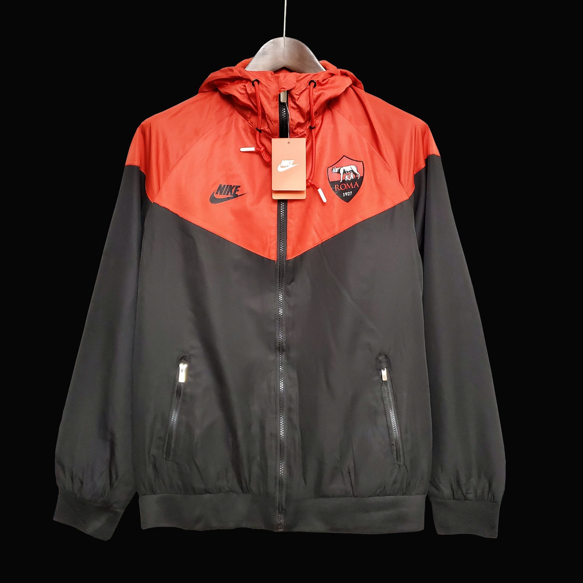 Windbreaker Roma Black Red