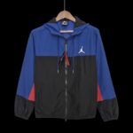2022 Jordan Windbreaker Black and Blue