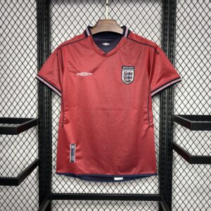 England 2002 Away Retro Jersey (Double-sided)
