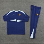 player version 24-25 France blue Sweater tracksuit set