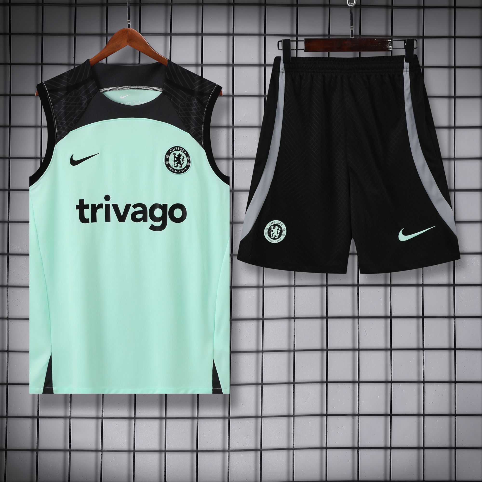Vest 23-24 Chelsea green training vest set Vest 23-24 Chelsea green training vest set