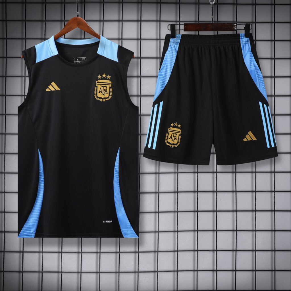vest 24-25 Argentina black training vest set