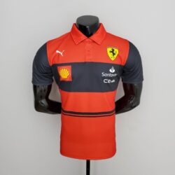 New F1 Formula One; Ferrari racing suit polo red