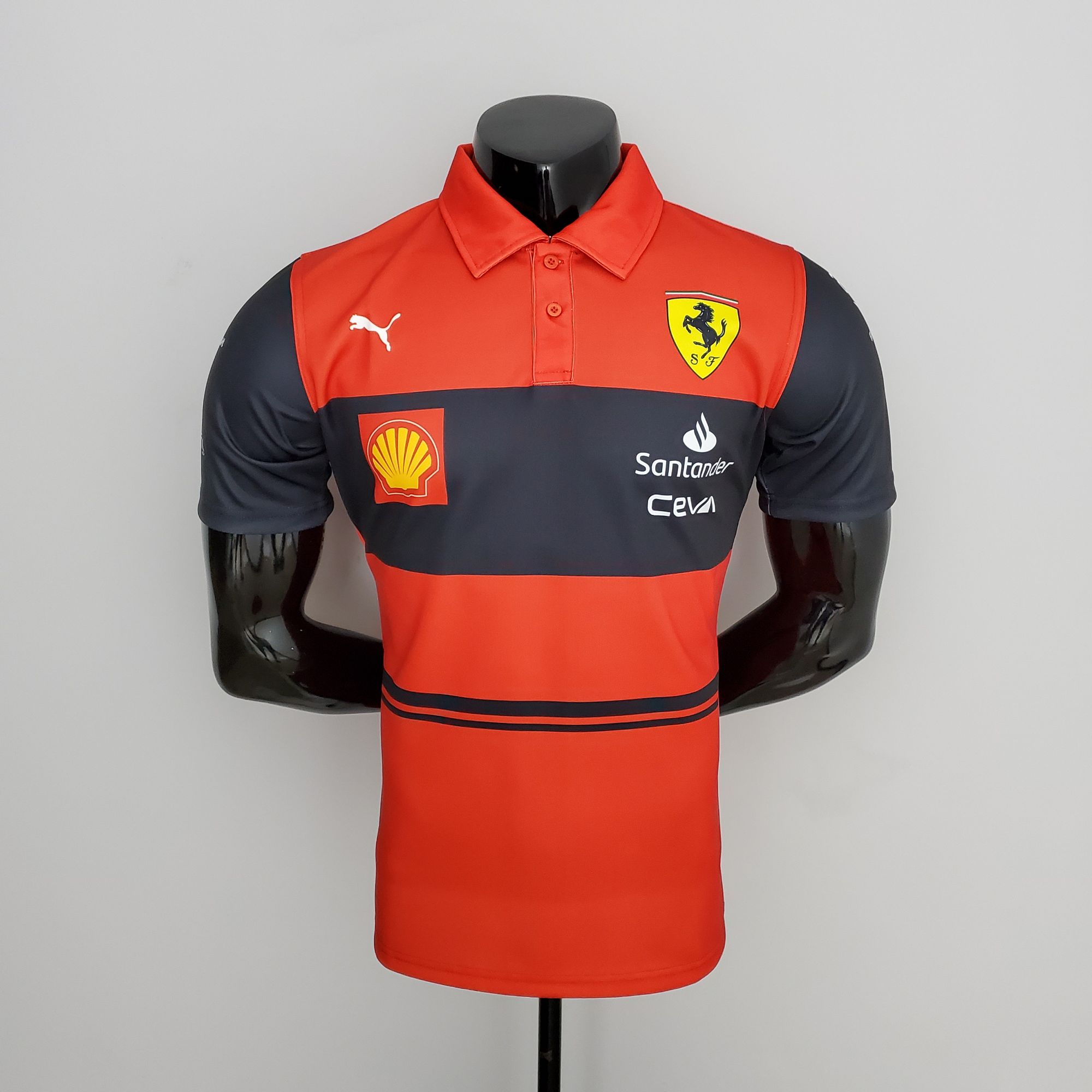New F1 Formula One; Ferrari racing suit polo red