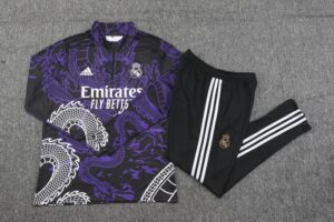 23-24 RM special dragon purple Sweater tracksuit set