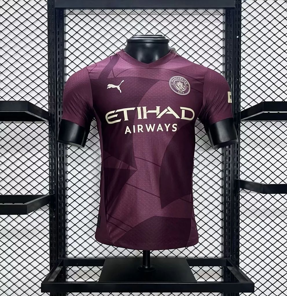 Manchester City 2024-25 Third Away Jersey Player Version3