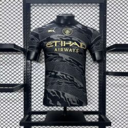 Manchester City 2024-25 Black Dragon Jersey Player Version